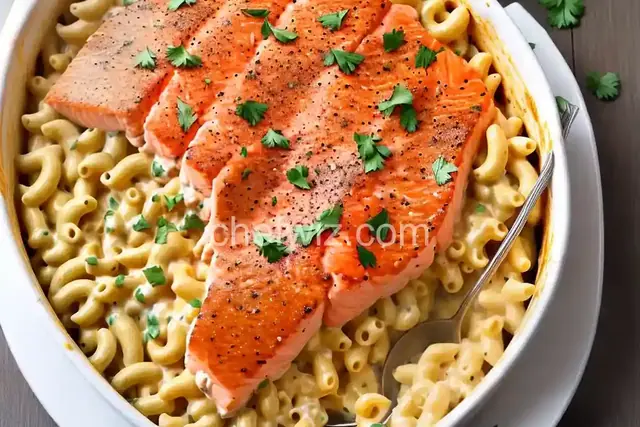 Salmon Mac and Cheese