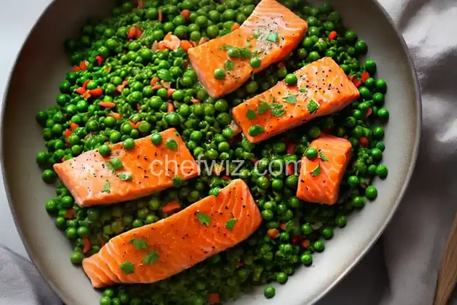 Salmon Pea Wiggle
