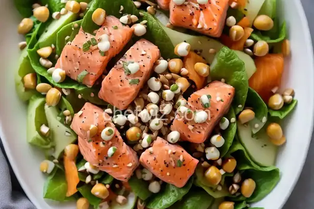 Salmon Poke With Macadamia Nuts and Fried Shallots Recipe