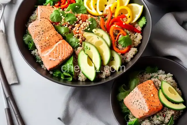 Salmon Quinoa Bowl