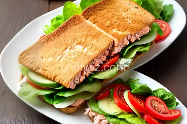 Salmon Salad Sandwich