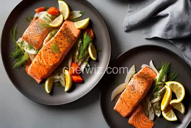 Salmon with Fennel and Pernod