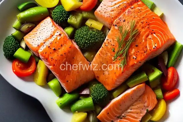 Salmon with Summer Vegetables