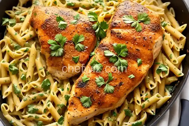 Salsa Verde Chicken Pasta