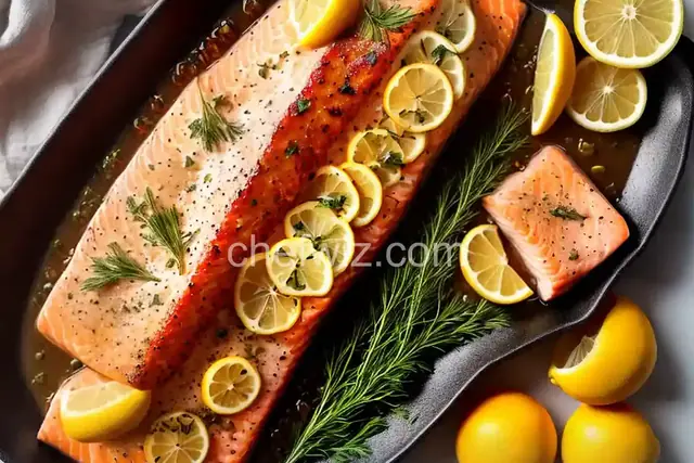 Salt-Baked Salmon with Citrus and Herbs