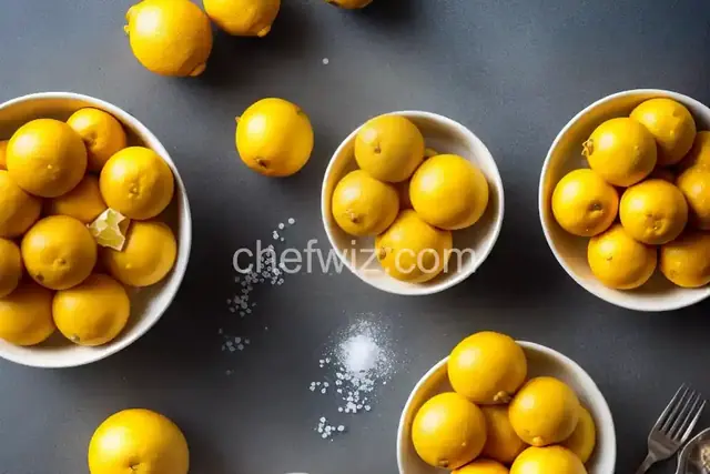 Salt Preserved Meyer Lemons Recipe