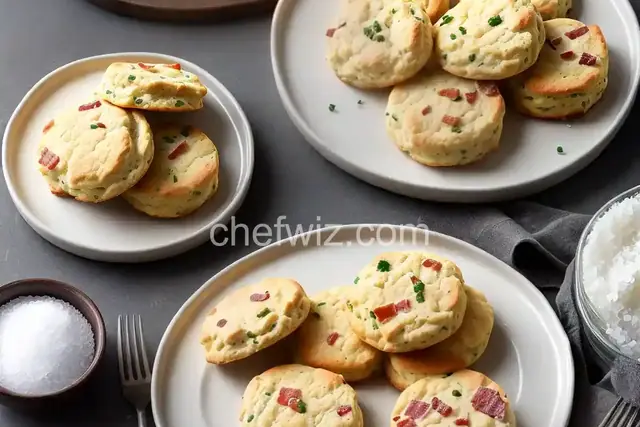 Salt and Pepper Biscuits with Bacon Butter