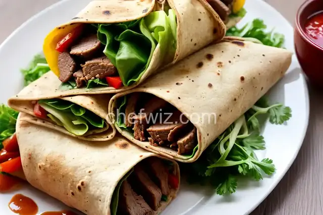 Salt and Spice Pork Wrap
