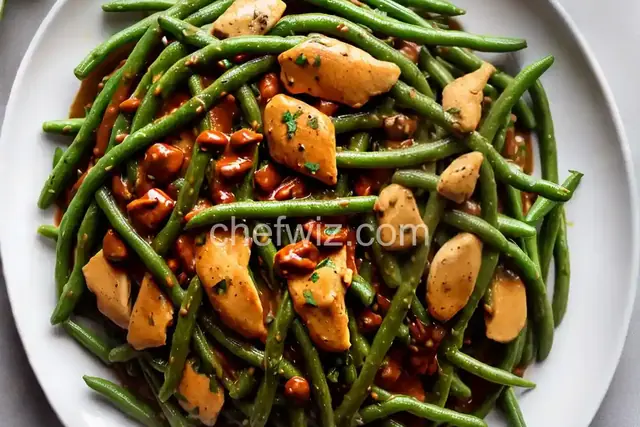 Saltado de Vainitas (Peruvian Green Beans with Chicken)