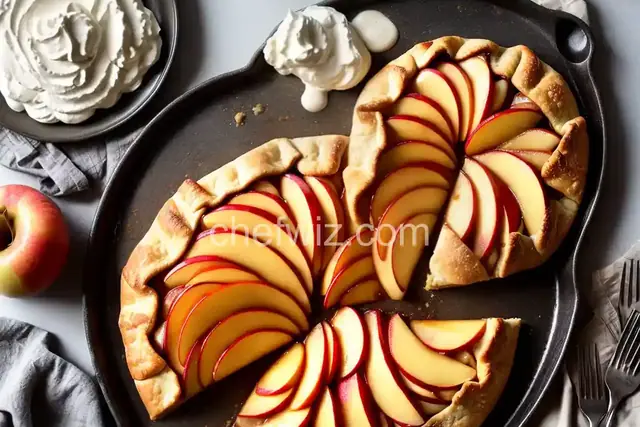 Salted-Butter Apple Galette with Maple Whipped Cream