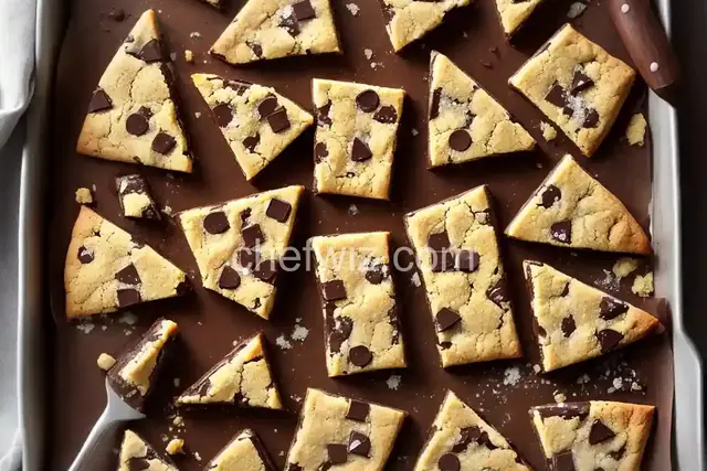 Salted Butter Chocolate Chunk Shortbread