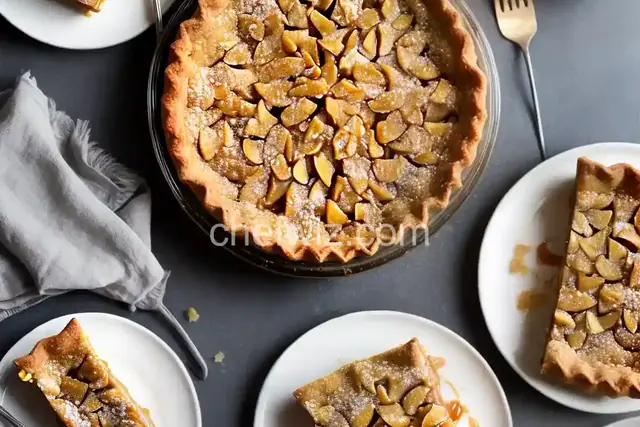 Salted Caramel Pear Pie Bars
