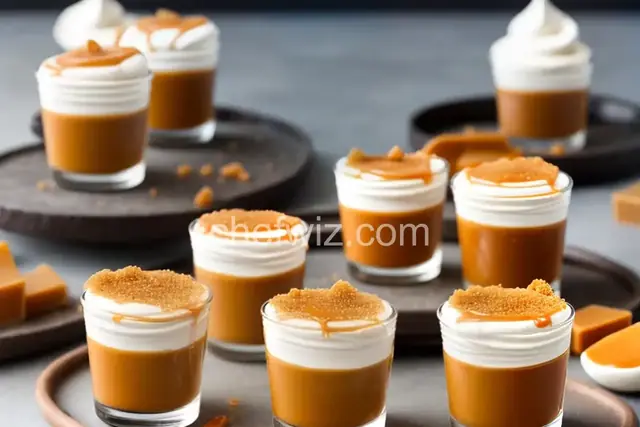 Salted Caramel Pudding Shots