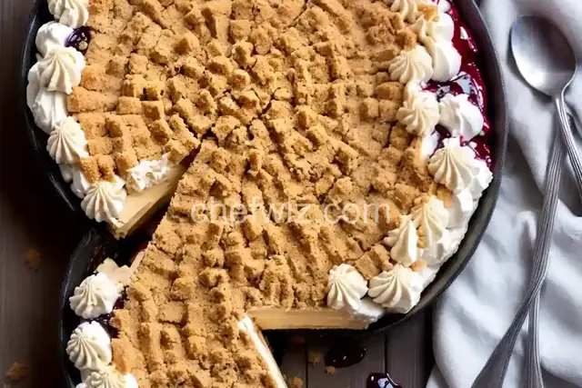 Salted PB&J Ice Cream Pie