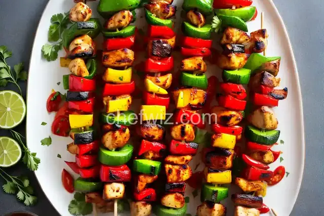 Sambal Chicken Skewers