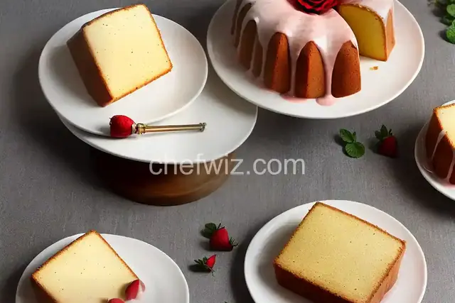 Sandkage (Rose Pound Cake)