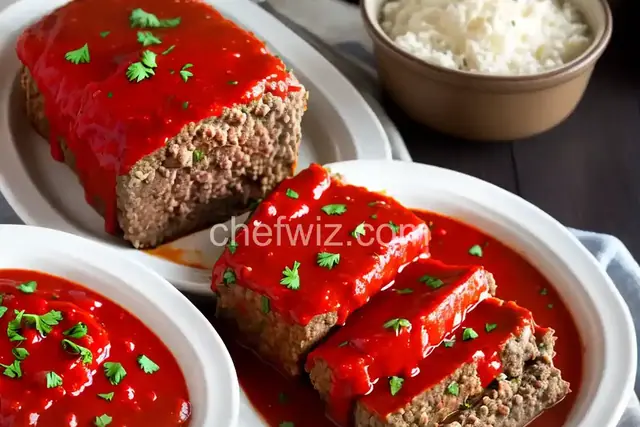 Sandra Lee Smothered Meatloaf in crock pot