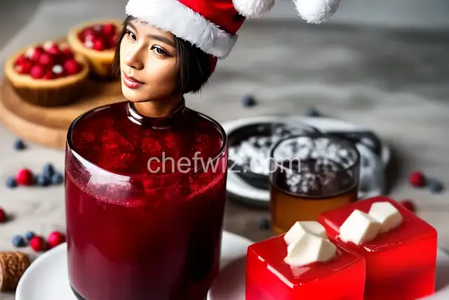 Santa Hat Jell-O Shots