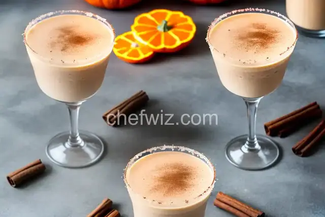 Sarah's Frozen Pumpkin Spice Cocktail