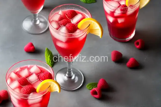 Sarah's Spiked Raspberry Lemonade