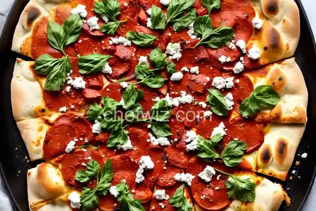 Sassy No-Sauce Naan Pizza