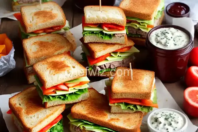 Sassy Tailgate Sandwiches