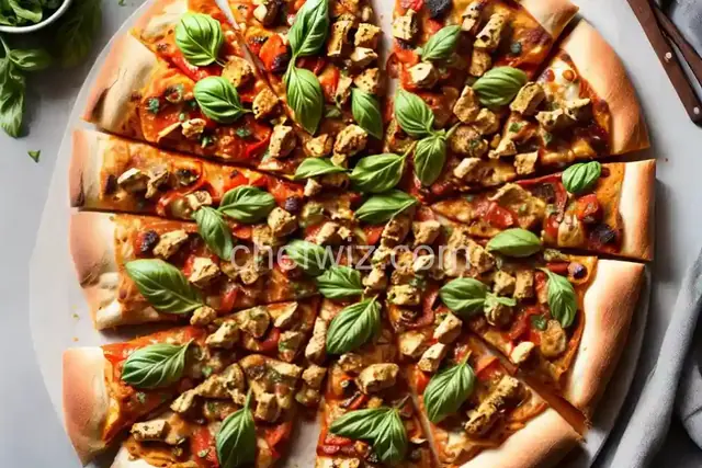 Satay Chicken Pizza