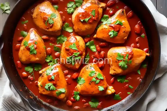 Saucy Chicken Puttanesca