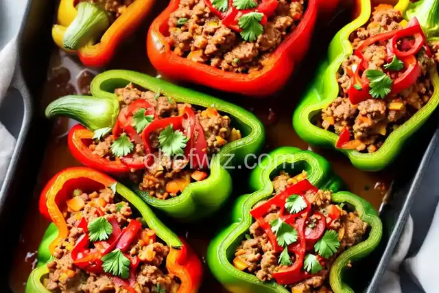 Saucy Stuffed Peppers
