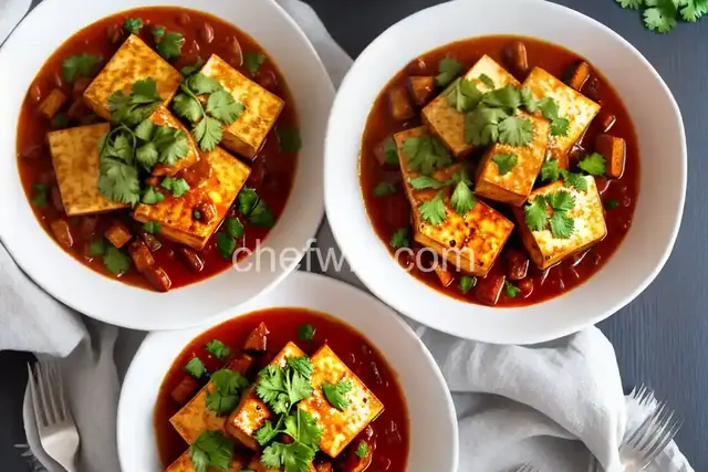 Saucy Tofu With Garam Masala