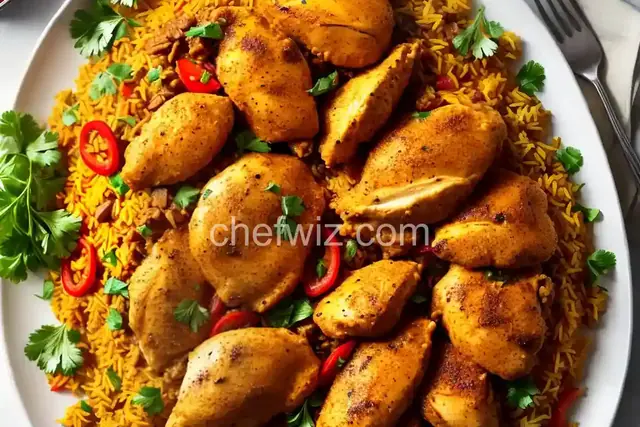 Saudi Chicken Kabsa