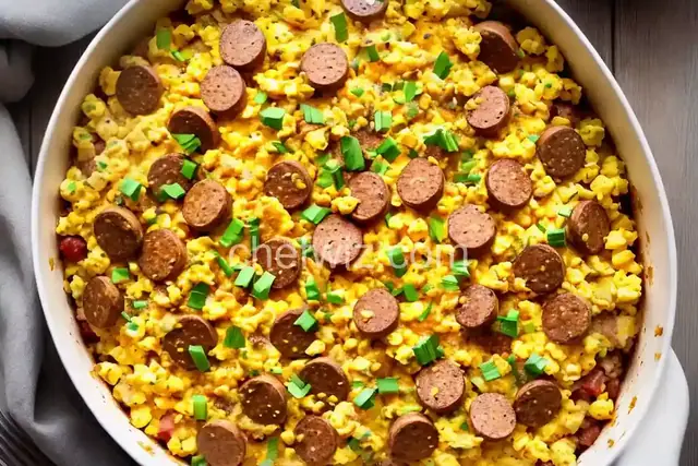 Sausage, Egg, and Cheese Scramble