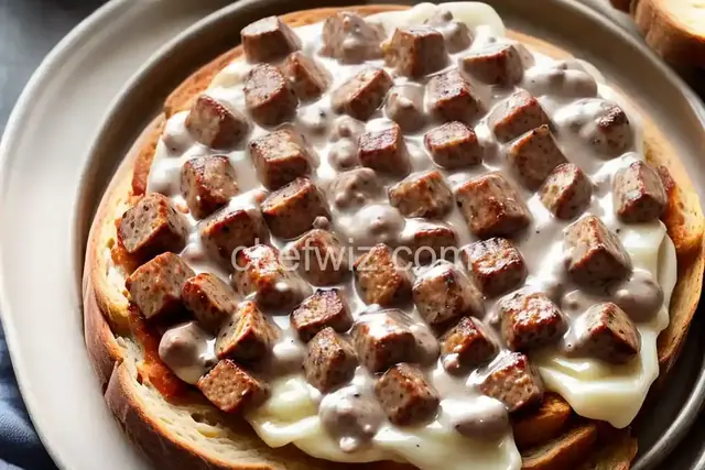 Sausage Gravy on Thick Country Toast 
