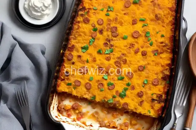 Sausage Hashbrown Breakfast Casserole