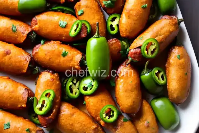 Sausage Jalapeno Poppers