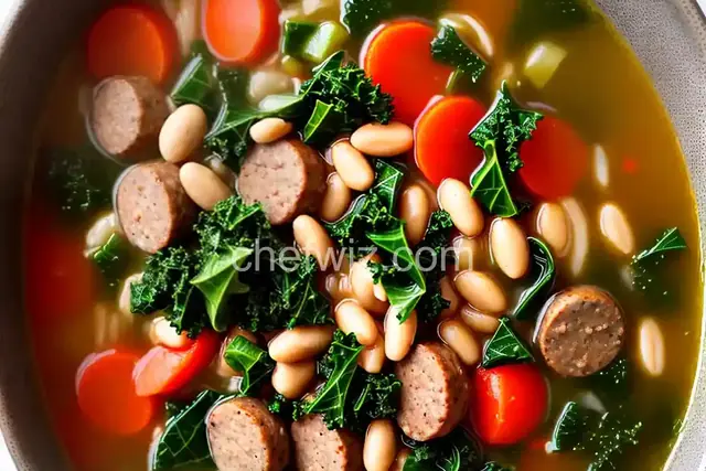Sausage, Kale, and White Bean Soup