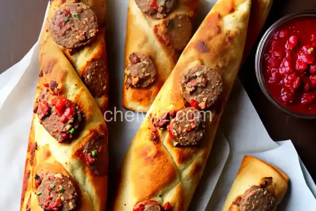 Sausage Pizza Cones