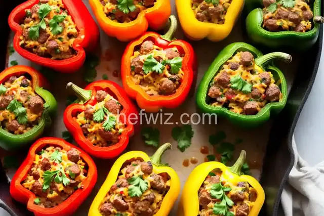 Sausage Popper-Stuffed Peppers