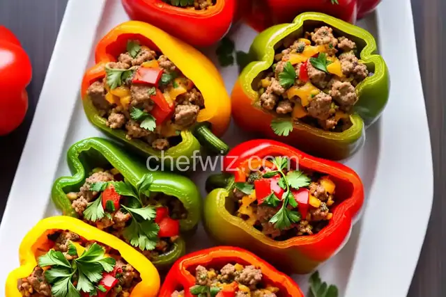 Sausage Stuffed Bell Peppers