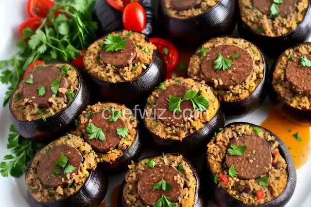 Sausage-Stuffed Portobello Mushrooms