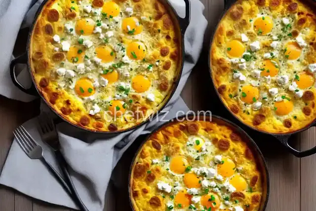 Sausage and Goat Cheese Egg Casserole