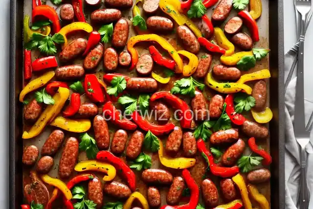 Sausage and Peppers Sheet Pan Dinner