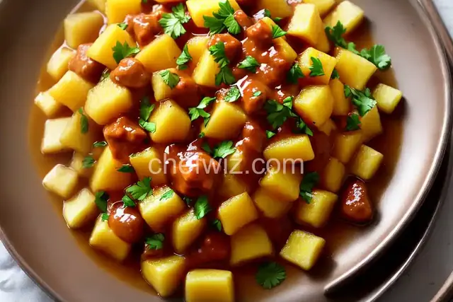 Sautéed Pineapple with Rum Sauce