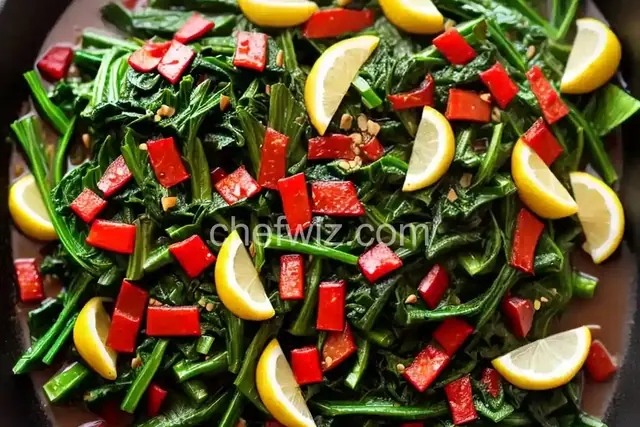Sautéed Swiss Chard with Garlic and Lemon