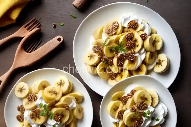Sauteed Bananas with Tangy Sweet Cream