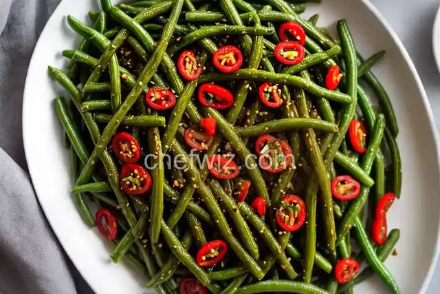 Sauteed Green Beans with Garlic and Pepper