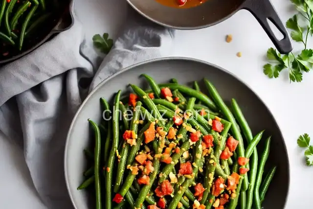 Sauteed Green Beans with Pimento