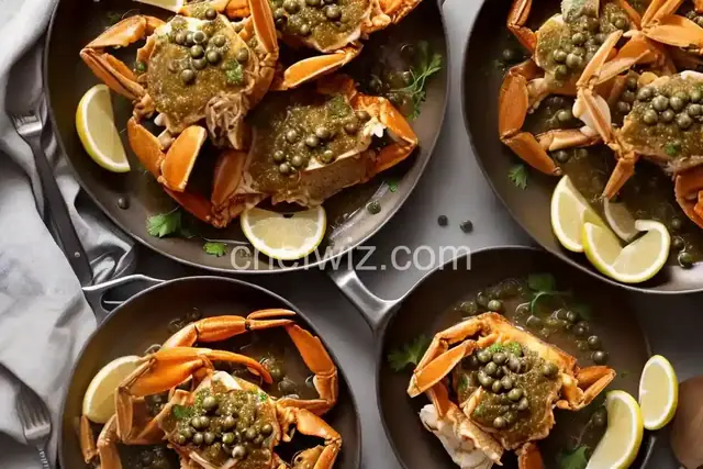 Sauteed Soft-Shell Crabs with Caper Brown Butter