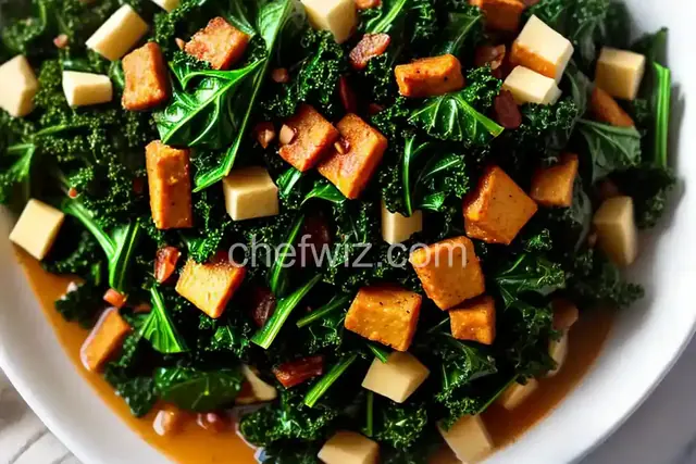 Sauteed spinach and kale