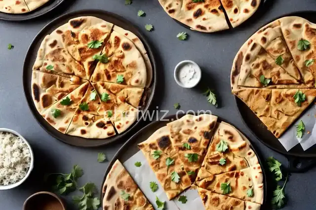 Savory Apple Naan Flatbread